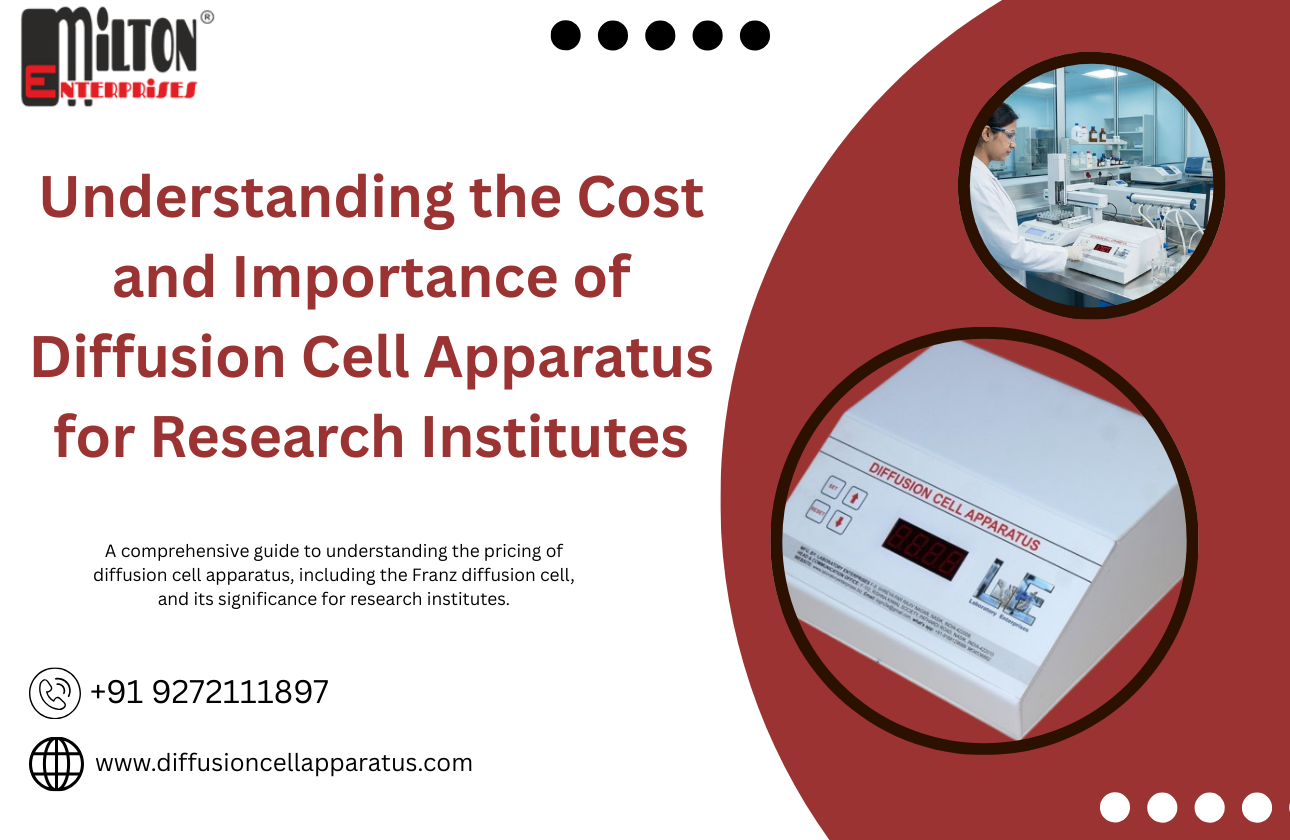 Understanding the Cost and Importance of Diffusion Cell Apparatus for Research Institutes