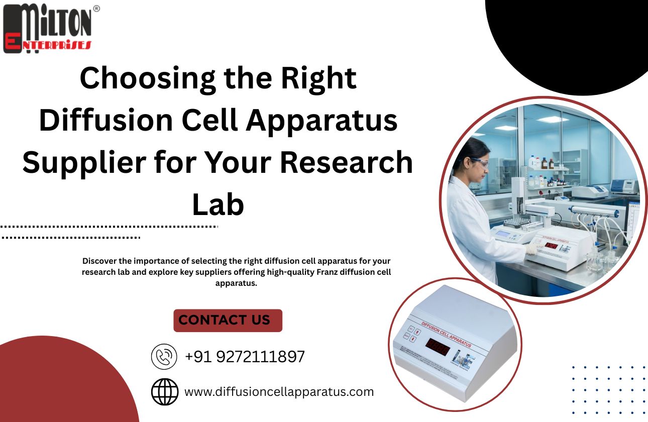 Choosing the Right Diffusion Cell Apparatus Supplier for Your Research Lab