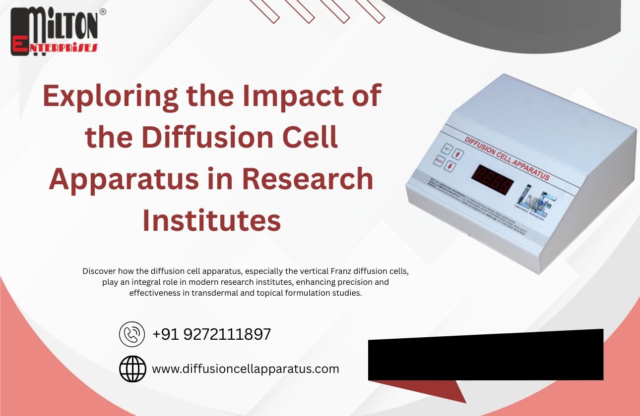 Exploring the Impact of the Diffusion Cell Apparatus in Research Institutes
