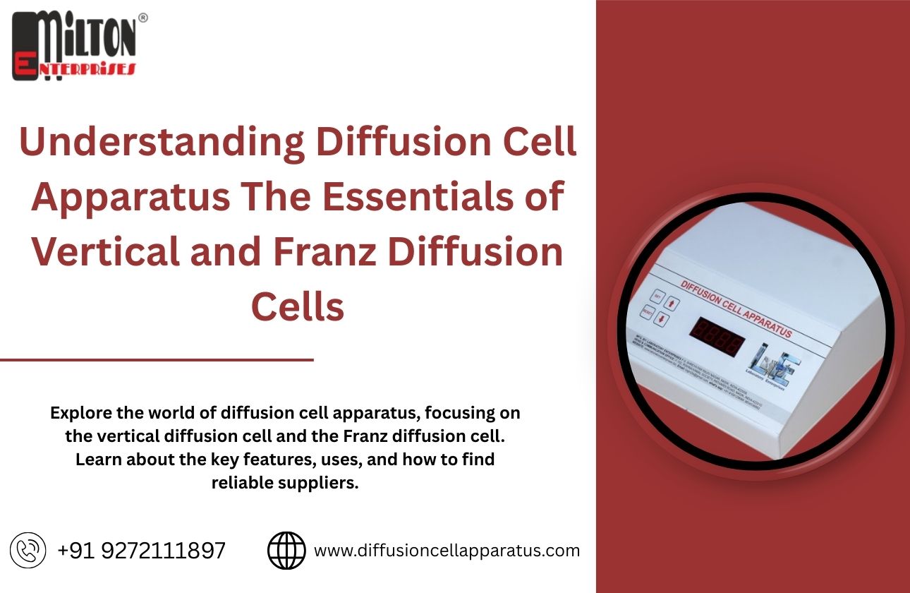 Understanding Diffusion Cell Apparatus: The Essentials of Vertical and Franz Diffusion Cells